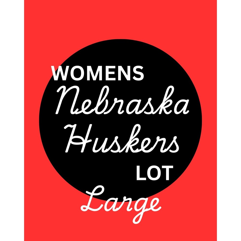 Womens Nebraska Huskers Clothing Lot 3 Piece Size Large NCAA Gear Go Big Red GBR